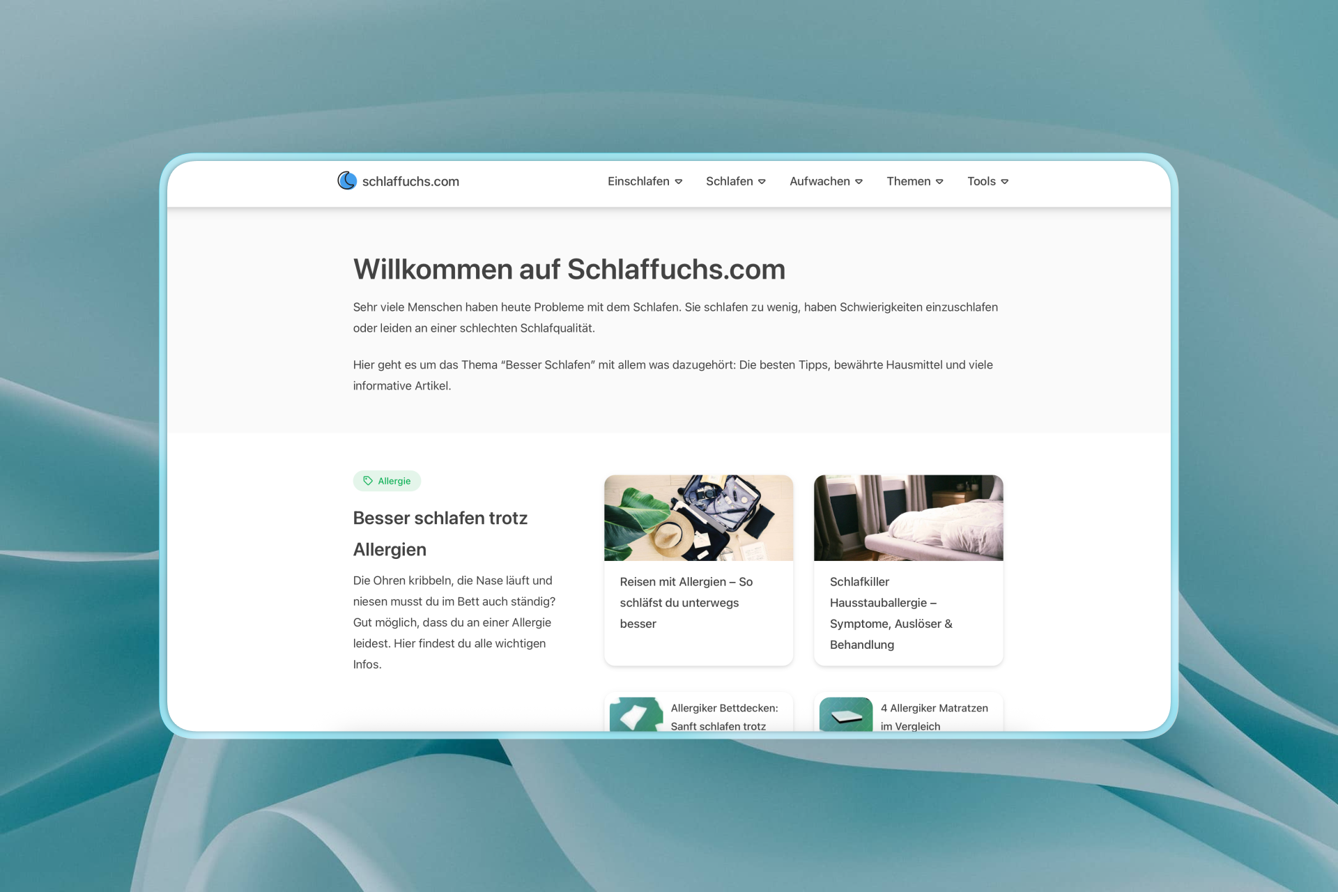 schlaffuchs.com — Schlafratgeber